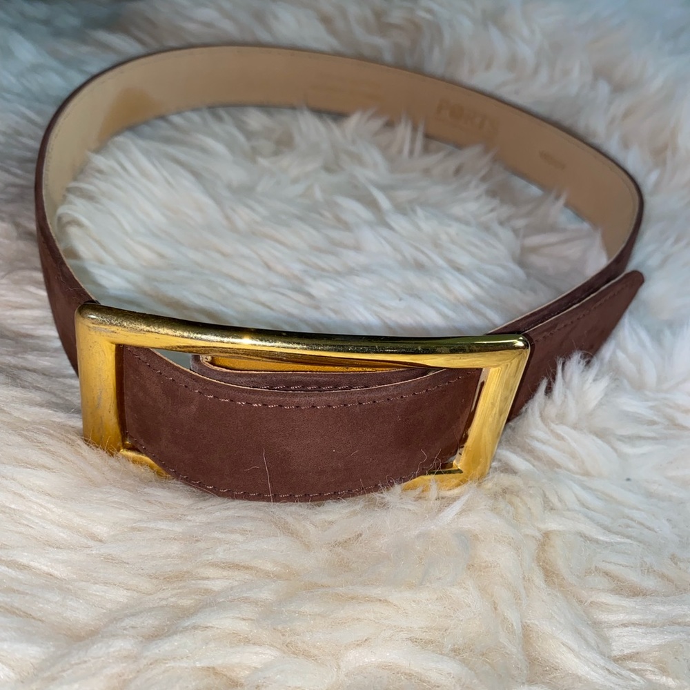 Suede Ports International belt